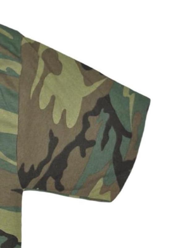 ほぼ新品TIM LEHI / WOODLANDCAMO ARMY SHIRT S US Style Combat Army Military Mens Long Sleeve T-Shirt