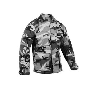 BDU Shirts Army Style Combat Jacket Urban Camo