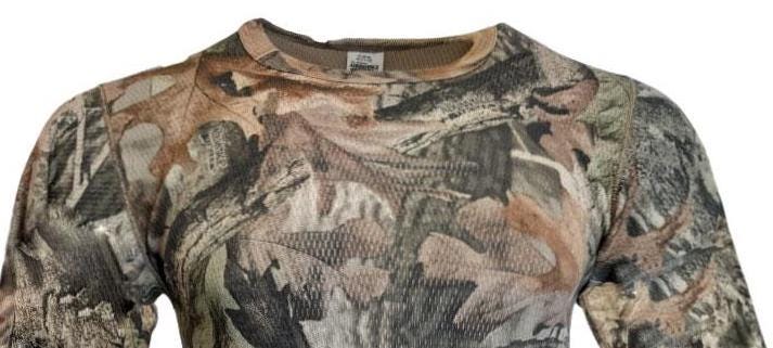 Real Tree Camo Long Sleeve Thermal Shirt Jungle Leaves Mainly