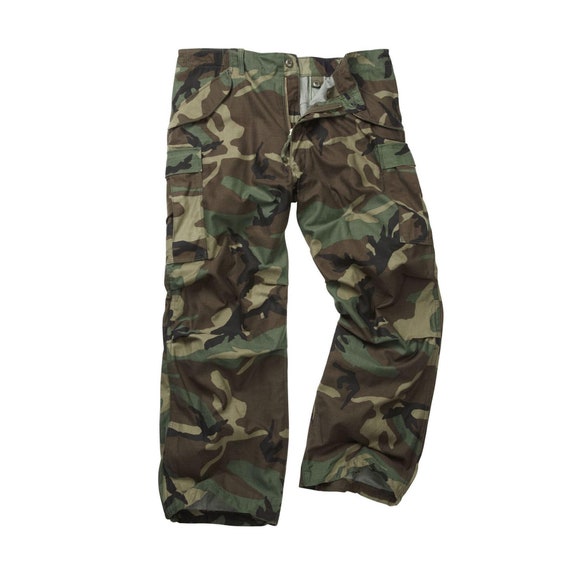 Pantalones cortos M65, tipo WOODLAND CAMO - Annack Militar