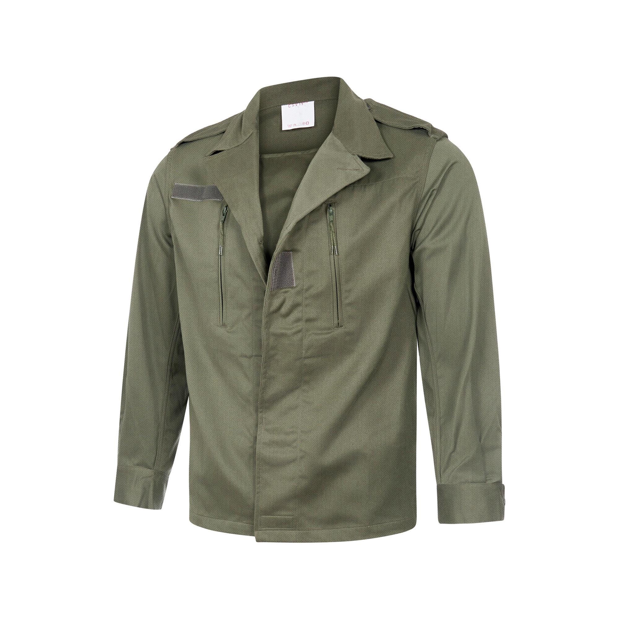 Vintage New F2 Jacket Olive French Army Military Surplus Combat