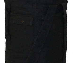 Military Duffle Bag Army Duffel Tactical GI Sack Black