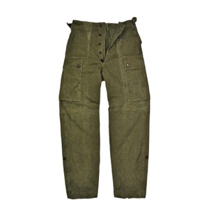 Pantalon Original Hollandais Heavy Duty PRÉAIMÉ vintage Army Military Genuine Collection Old Fashion