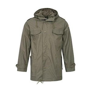 Vintage Military Style Parka Cold Winter Warm Lined Jacket