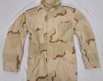 米軍 M65 フィールドジャケット デザートカモ スモール レギュラー
