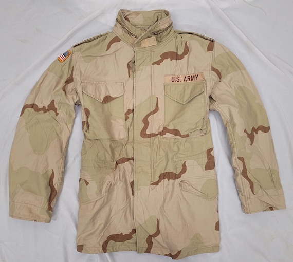 Original Army Surplus M65 Tri Camo Jacket Grade 1 Vintage US