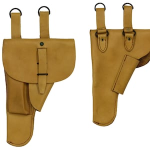 Leather Holster Original French Army Issued Sand Foreign Legion MAC 50 MAB PA15