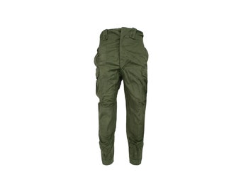 Army Trouser Original Belgian Military Issued Combat Field Vintage Military Surplus Heavy Duty Work Cargo Pants