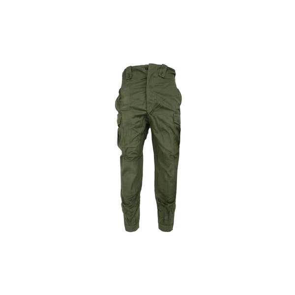 Army Trouser Original Belgian Military Issued Combat Field Vintage Military Surplus Heavy Duty Work Cargo Pants