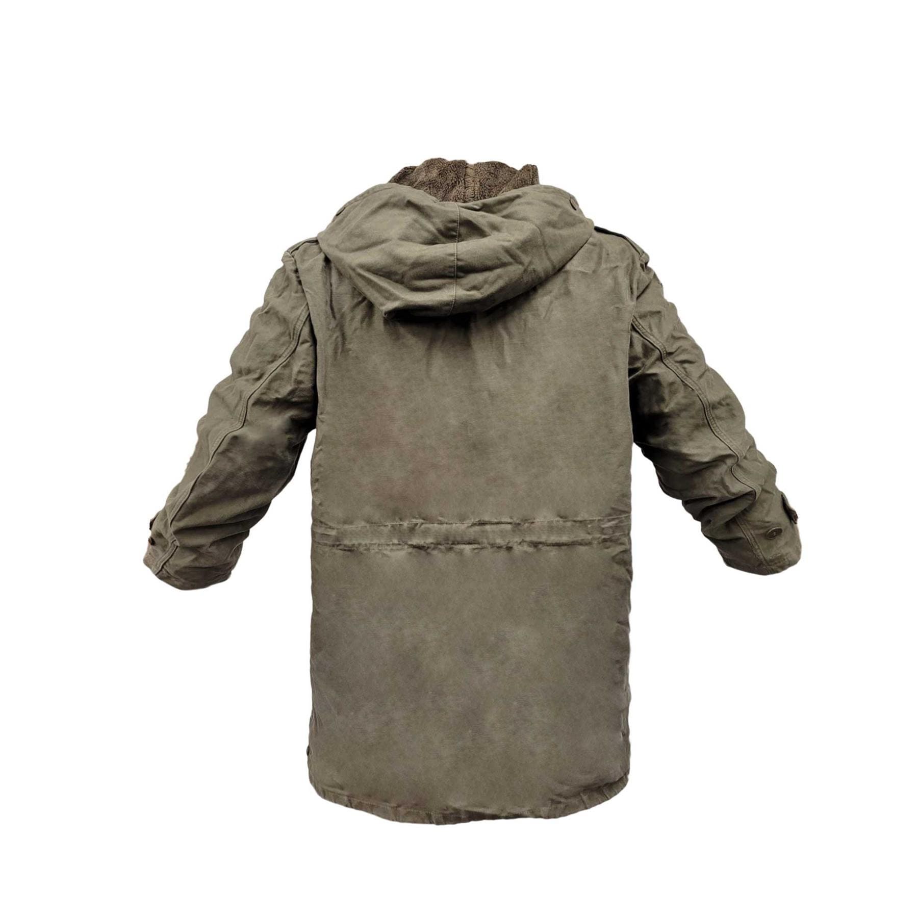 Genuine German army parka olive military surplus jacket long coat OD vintage NEW
