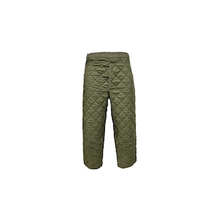 Dutch Army Trouser Original Military Surplus Vintage Padded Quilted Lined Under Pant Insulated Olive Green