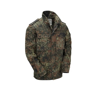 German Army Surplus Long Sleeve Shirt Genuine Vintage Military Field Flecktarn Used Vintage
