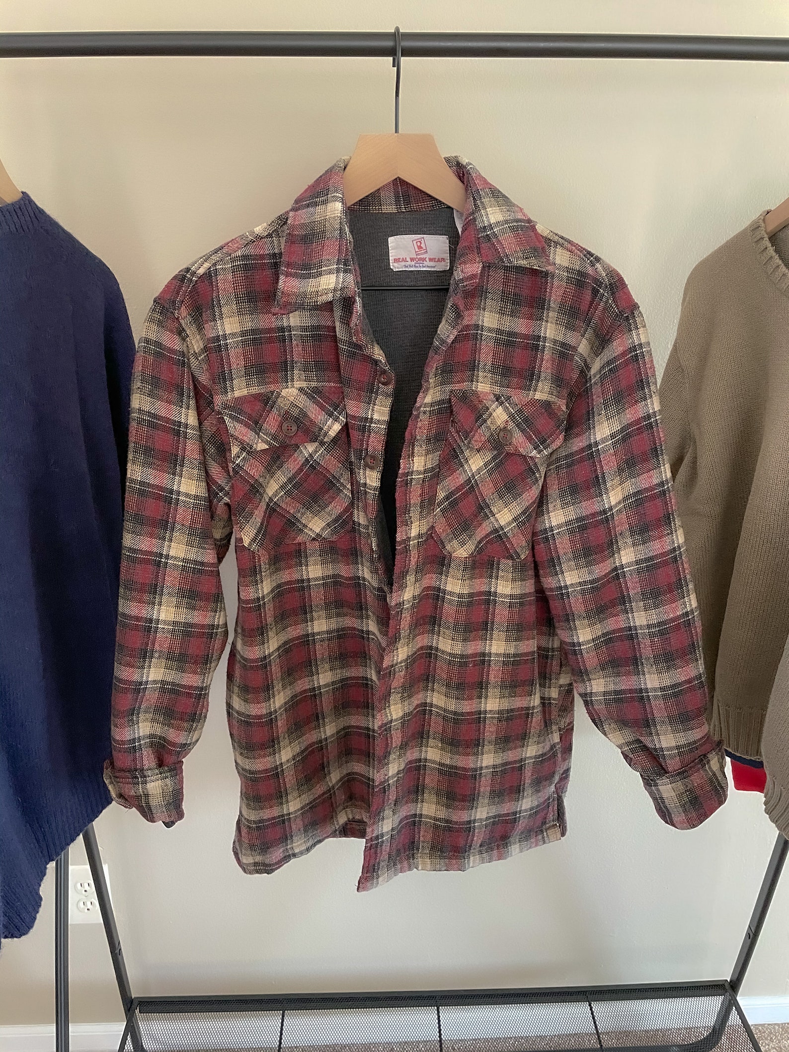 waffle lined flannel