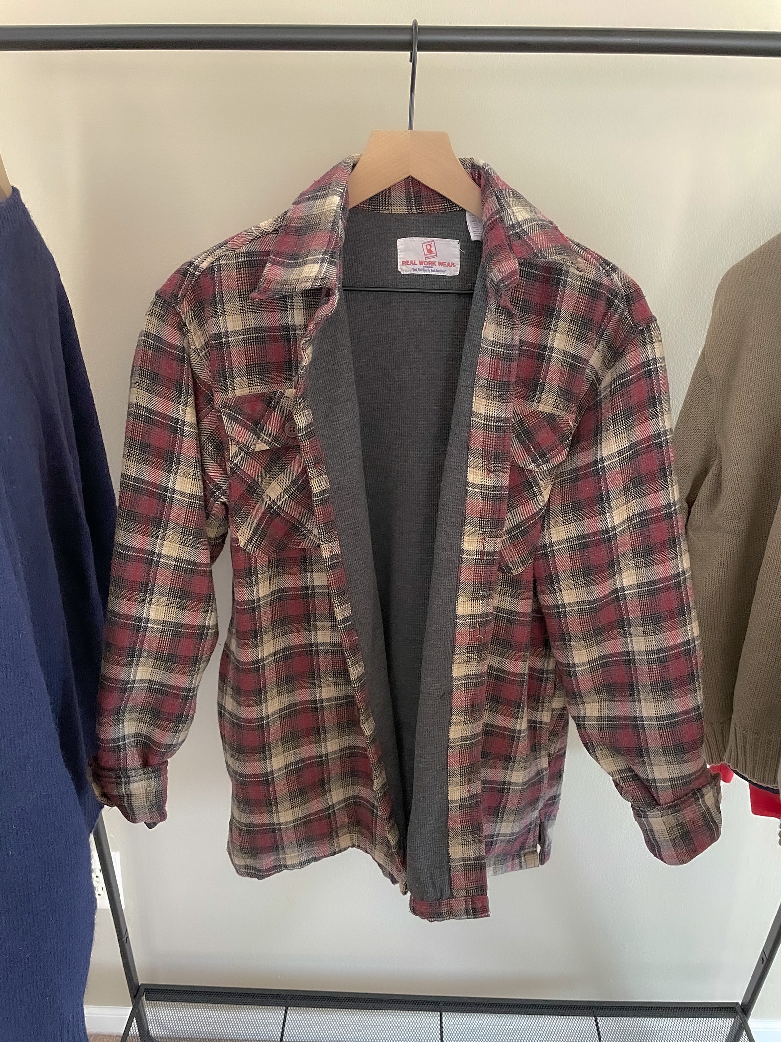 waffle lined flannel