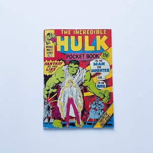 Livre de poche L'incroyable Hulk, n° 1, rare, vintage, 1980