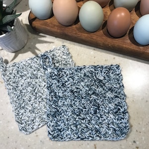 Organic Cotton Crochet Wash Cloths (1 each)