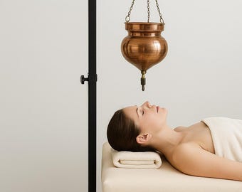 Klappbarer Shirodhara-Ständer – Höhenverstellbar (1,20 bis 1,98 m) – Gestell aus pulverbeschichtetem Stahl, Panchakarma, Ayurveda-Kliniken, Therapiezentren