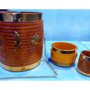 Nirapara tradicional de Kerala, Para Set de madera, unidad de medida tradicional del sur de la India Nazhi, Para y Chengazhi, escaparate de Kerala, tradicional