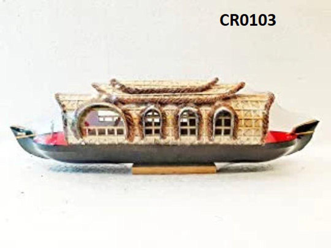 Kerala Traditional Houseboat Model Best Gift for House Warm Etsy