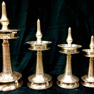 Kerala Traditional Nirapara / Brass Para Set Traditional Measuring Unit of  South India Nazhi, Para & Chengazhi 
