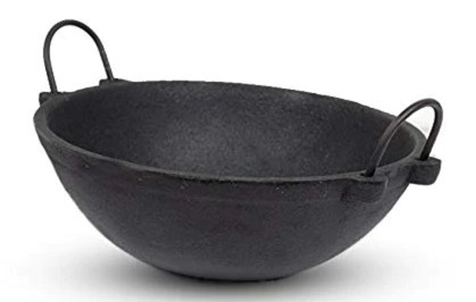 Preseasoned Cast Iron Kadai Cheenachatticast Iron Etsy
