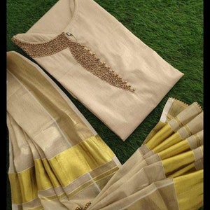 Lilac Platinum Tissue Kurti Set With Hand Embroidered Gharara Pants And Dupatta main image 0