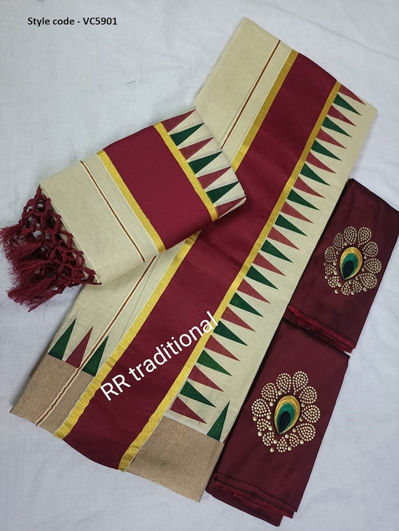 Onam dress online hot sale