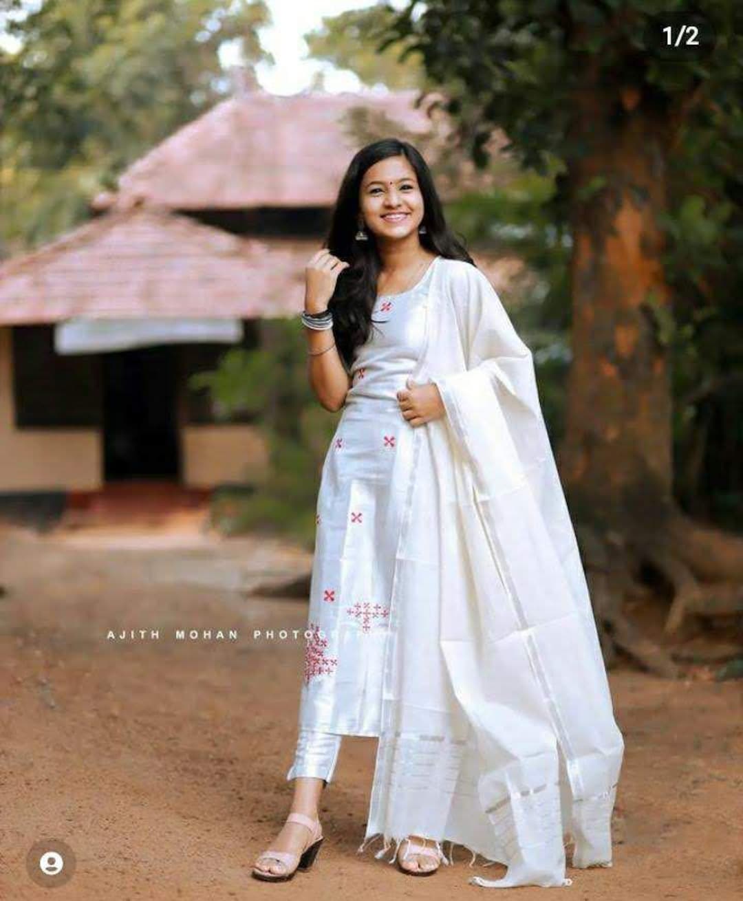 Onam special set churidar deals
