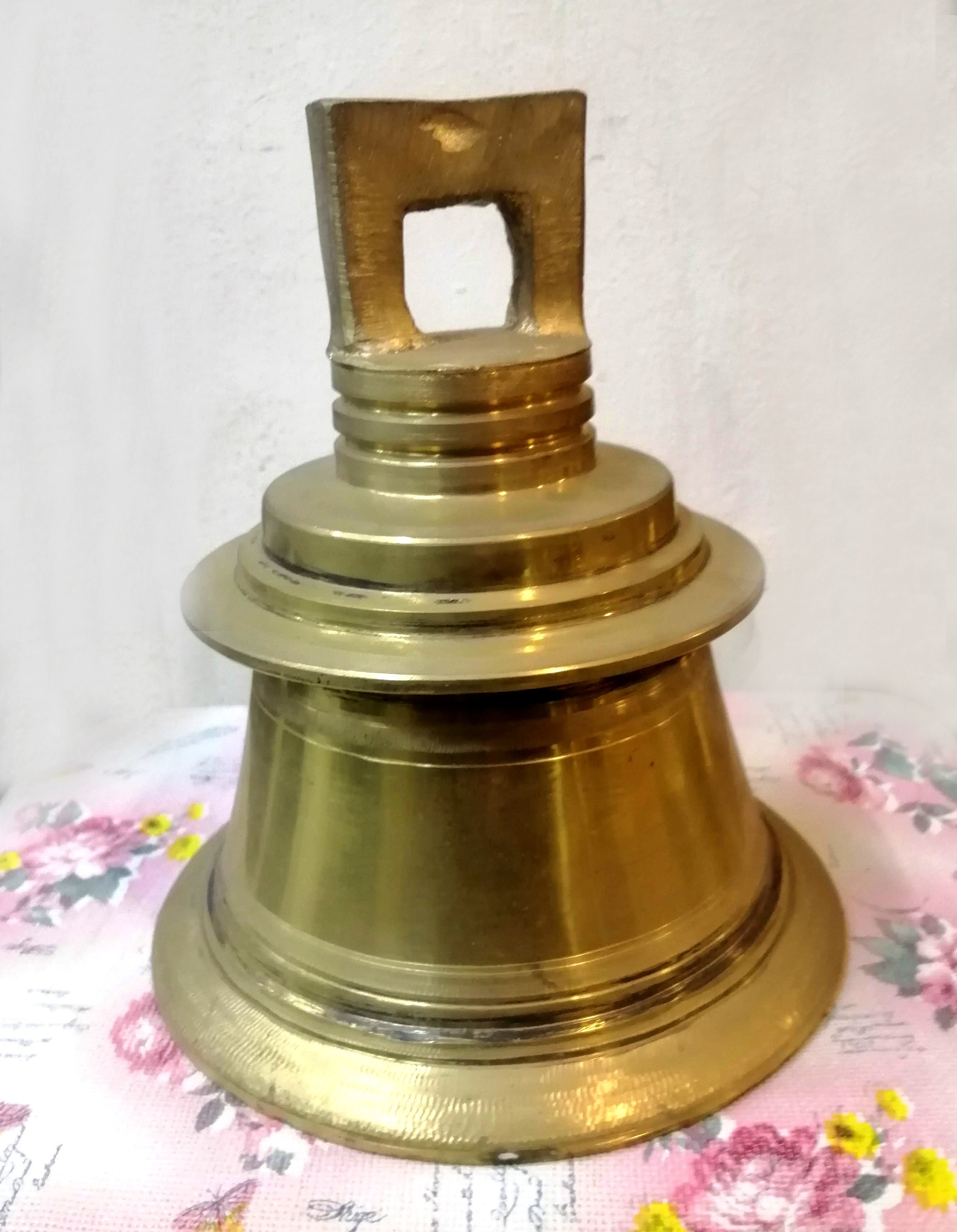  MIRAMAYEE Brass Wall Hanging Bells for Home Mandir