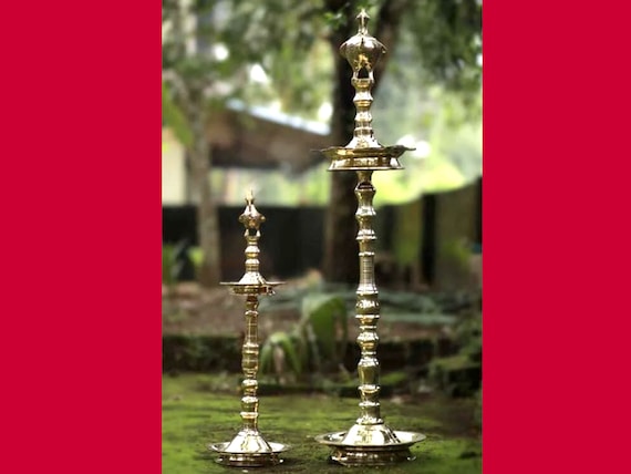 Mayil Vilakku Brass Oil Lamp Annapakshi Vilakku peacock Diya