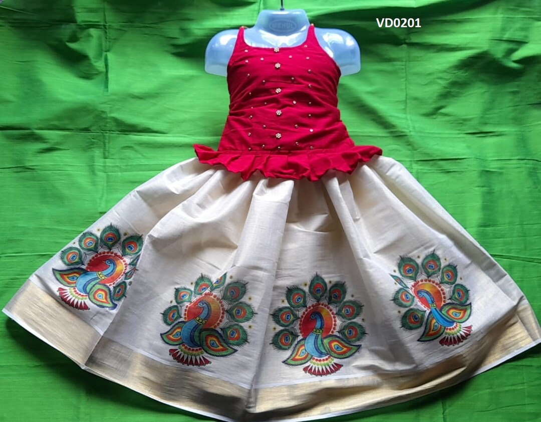 Pattu Pavadai Blouse for Age 1 15 Years Girl Child - Etsy