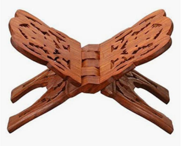 Vedic Wooden Holy Book Stand for Poojapooja Roomtemple Etsy