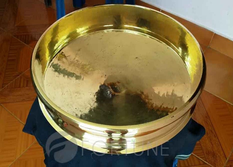 Uruli Traditional Decorative Bronze Bowl Cooking Utensil Urli, Kerala uruli, Personalized Gifts image 3