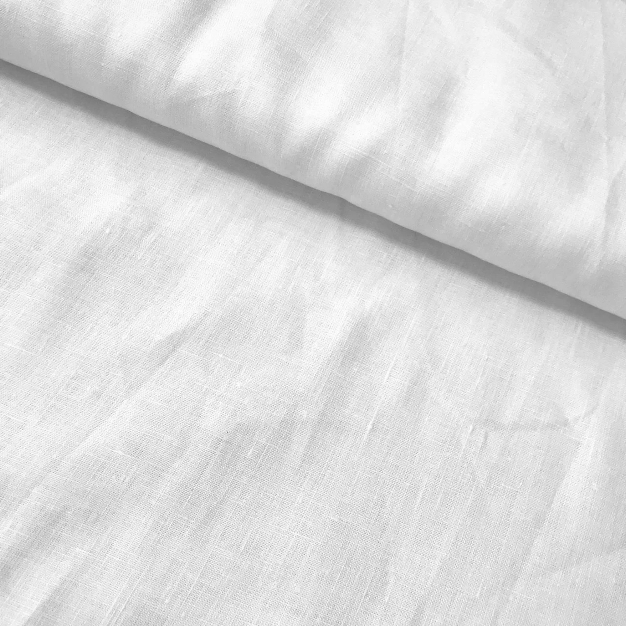 Pure 100 White Linen Fabric Linen Fabric by Yard Linen Etsy