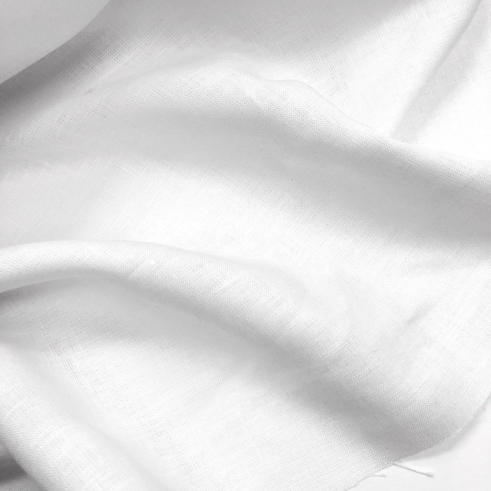 Pure 100 White Linen Fabric Linen Fabric by Yard Linen Etsy
