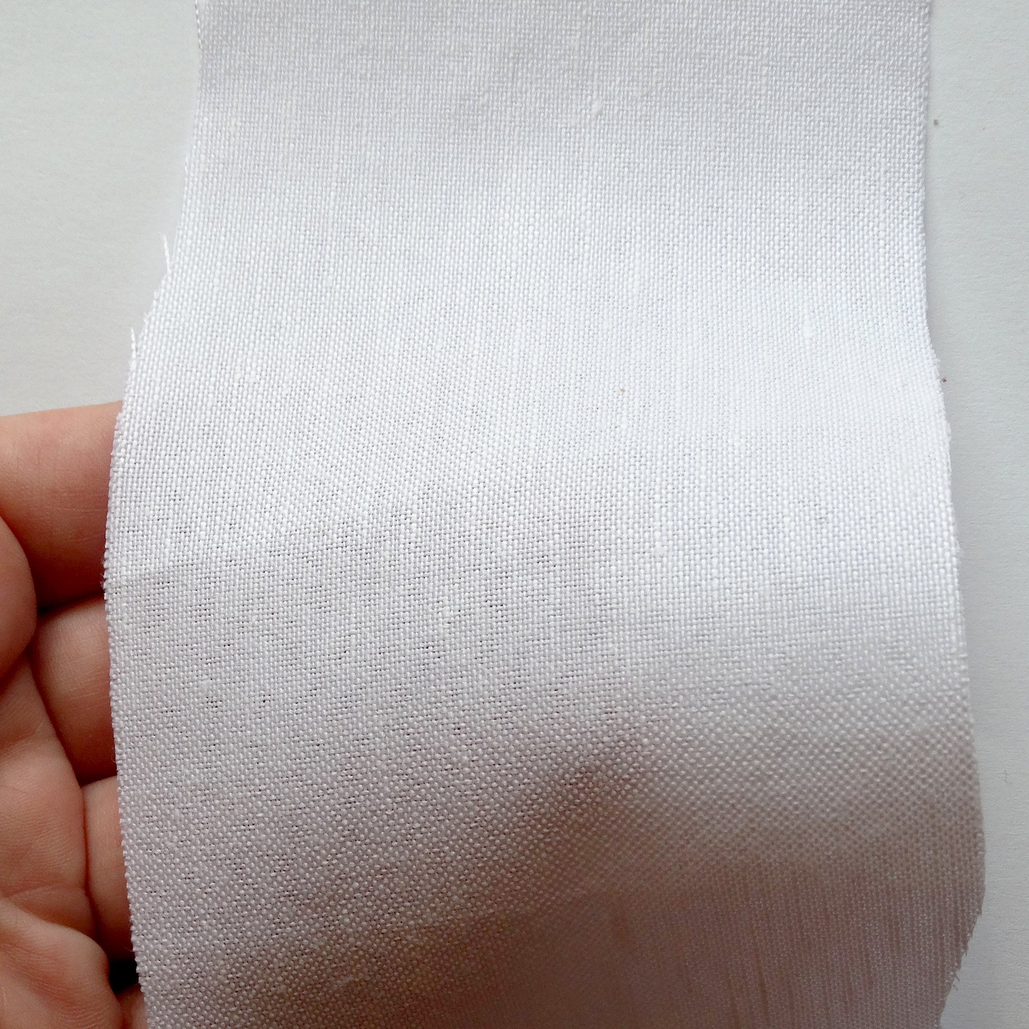 Pure 100 White Linen Fabric Linen Fabric by Yard Linen Etsy