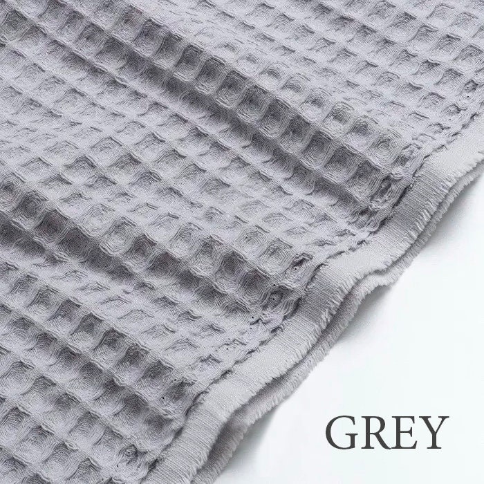 Waffle Fabric 100 Cotton Fabric by the Yard Waffle Plaid Etsy