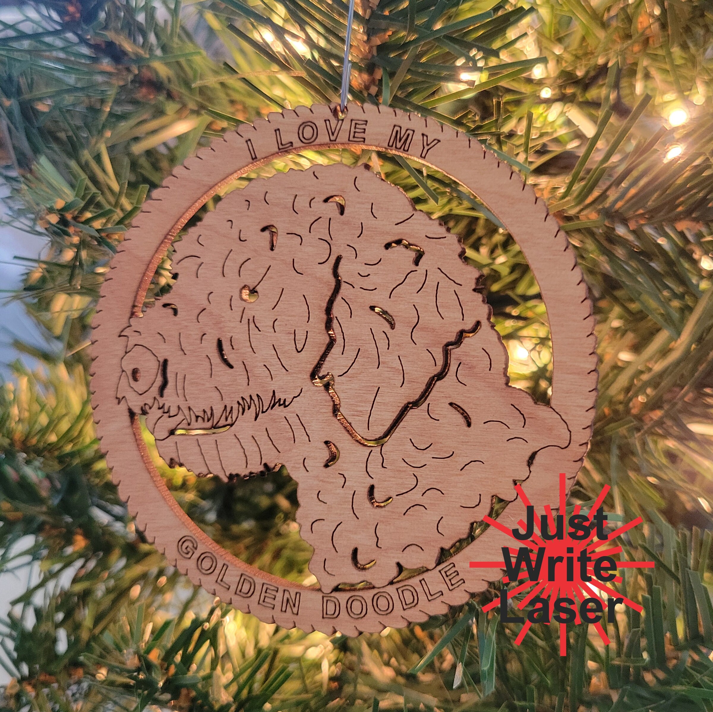 Splendido ornamento natalizio in Snowy Winter Wonderland · Creative Fabrica