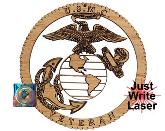 US Marine Corps Veteran Licensed Ornament