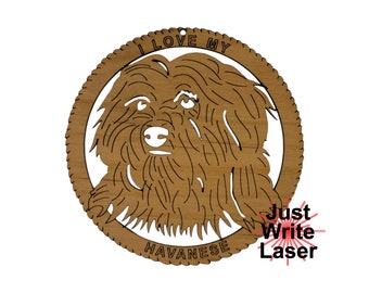 Dog Ornament - Havanese