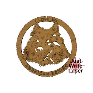 Dog Ornament - American Eskimo