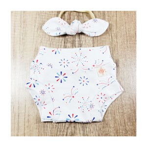 4th of July Baby. Patriotic Baby. American Baby shorts. My first 4th of July. Bummies for baby. First Birthday. Home coming outfit.