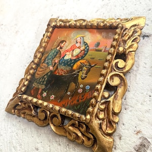 Authentic Colonial Altarpiece of Cusquenian School