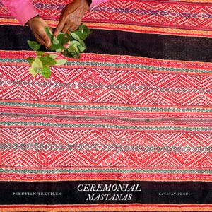 Handgewebte Ande Textile •Pachamama Altar •Lama MotivDecke•Peruanisches Kunsthandwerk•EthnoHomeDekor•Kulturelleserbe•TextilHandgefertigt