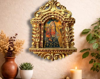 Pan de Oro • Peruvian colonial art • 11.81" x 9.84"• Impressive Peruvian handmade  • Pan de Oro  •