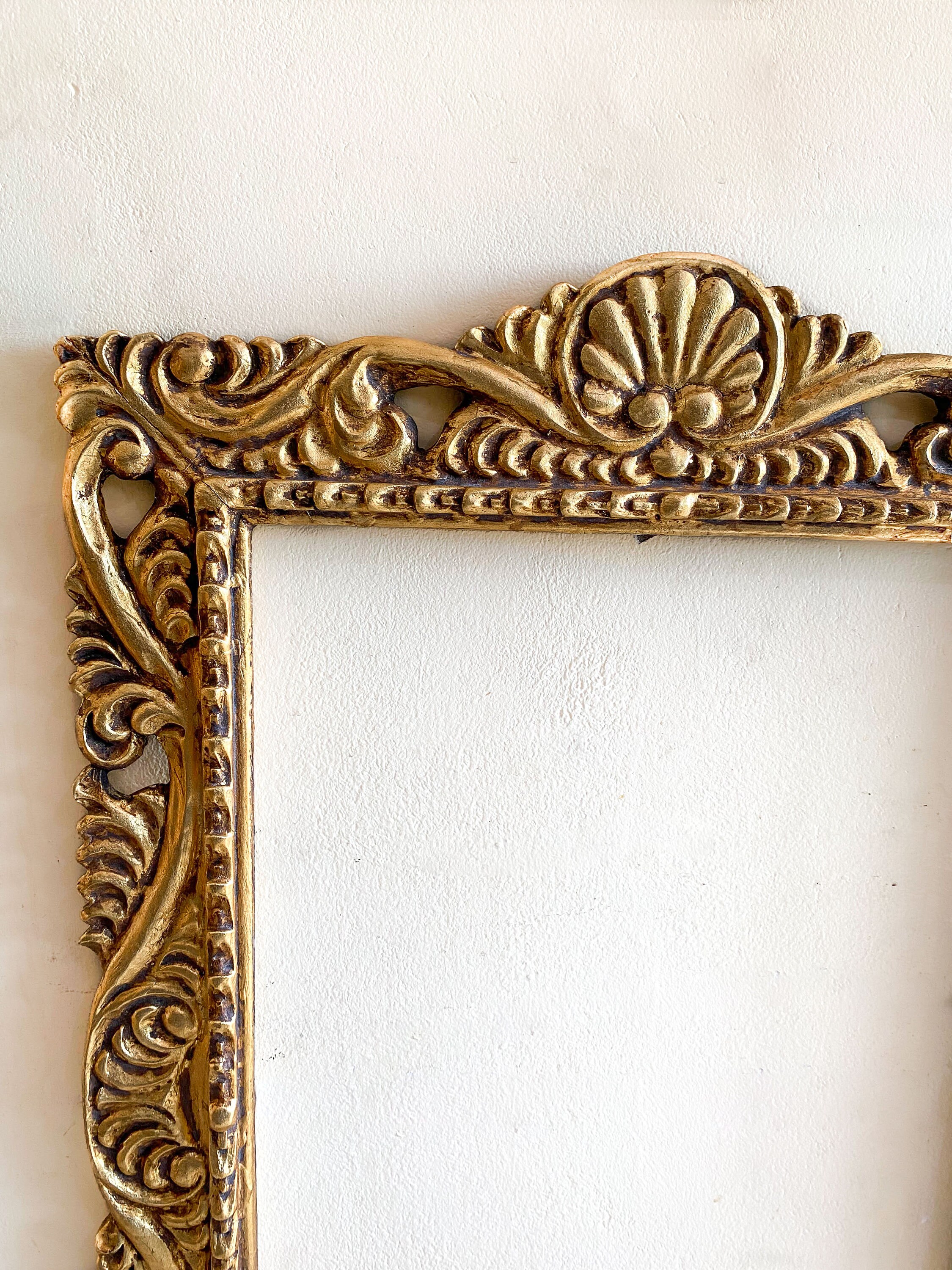 Elegant Wooden Frame Peruvian Colonial Style Wooden Frame Colonial Art
