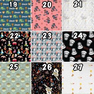 Cartoon Scrub cap with satin lining, ponytail, euro, high bun, bouffant, men’s surgical tie back, women’s silk medical hat image 5