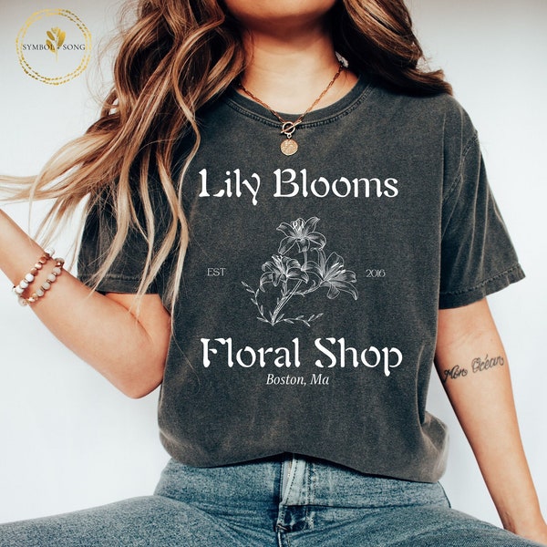Lily Bloom's Floral Shop Sweatshirt, Lily Blooms Flower, het eindigt met ons shirt, Colleen Hoover, Lily Bloom, het begint met ons,Boekachtig