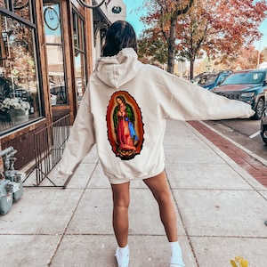 Sudaderas de la virgen de guadalupe clearance