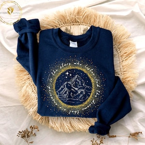 Velaris Sweatshirt, To the stars who listen and the dreams that are answered, night court sweatshirt, acotar, A court of thorns and roses Navy